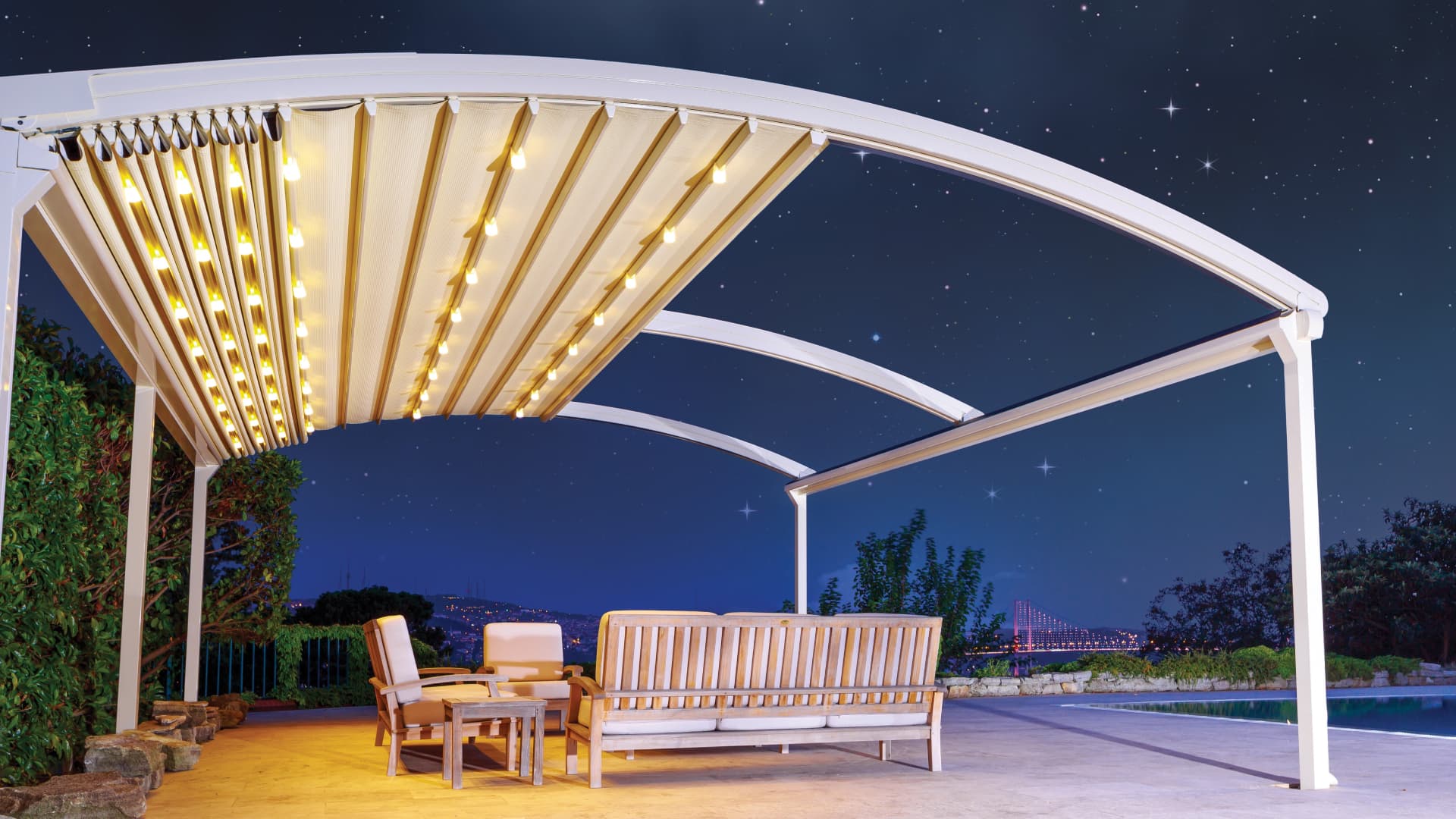 Oval Pergola